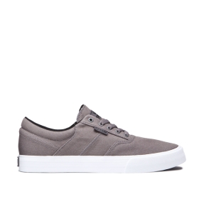 Mens Supra Low Top Shoes COBALT Grey/white | AU-66813